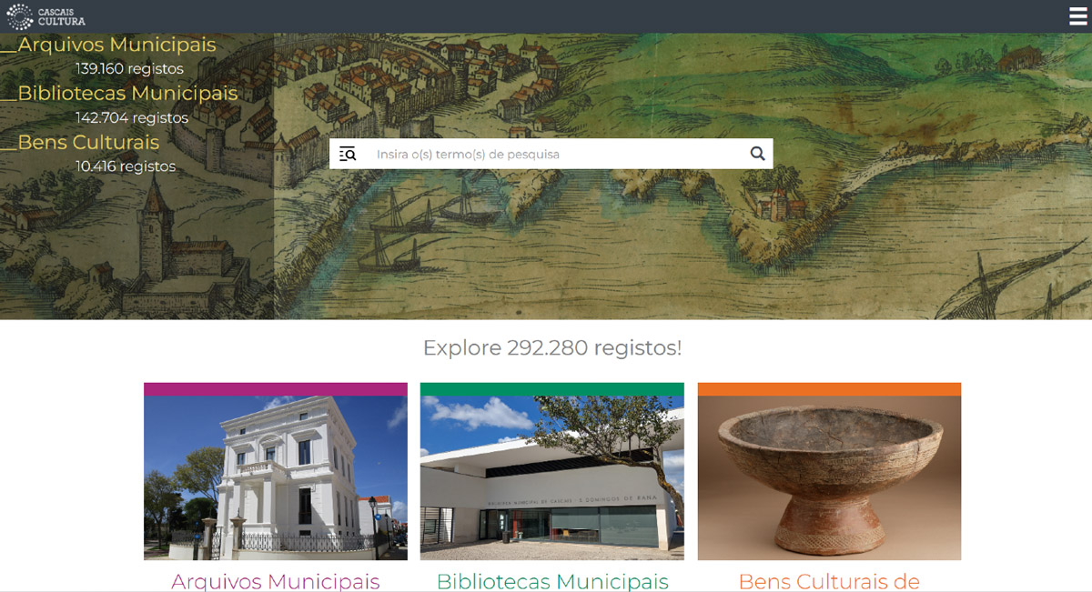 Município de Cascais: 600 mil registos e 2 milhões de imagens