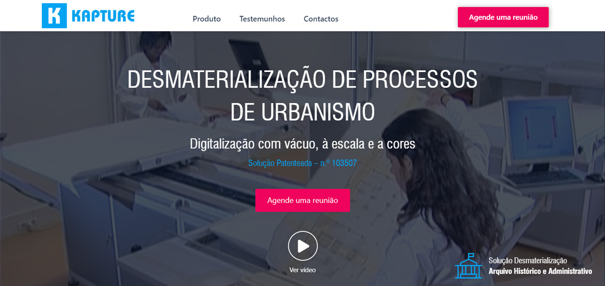 Digitalização de processos urbanísticos, Kapture tem novo site